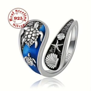 Turtle and Shell Ring