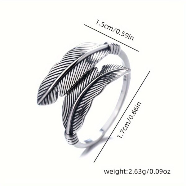 Ginkgo Feather Ring - Image 4