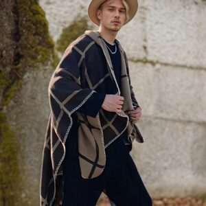 Ethnic Hooded Poncho