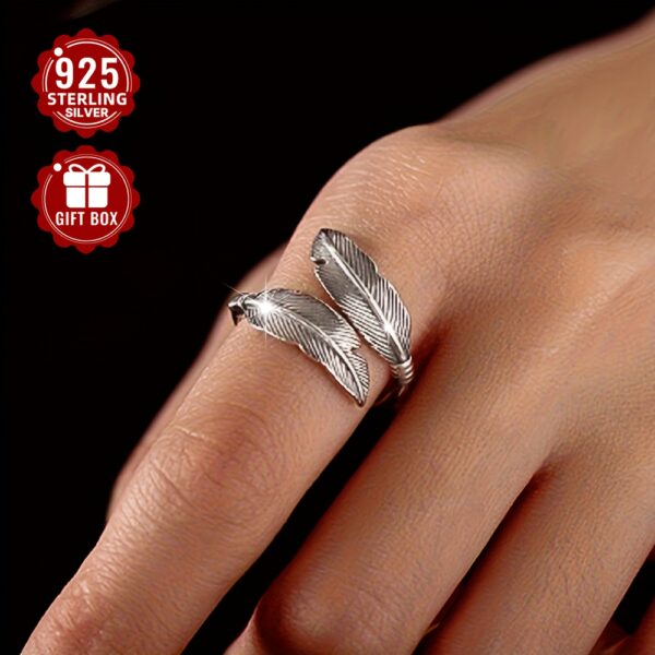 Ginkgo Feather Ring - Image 3