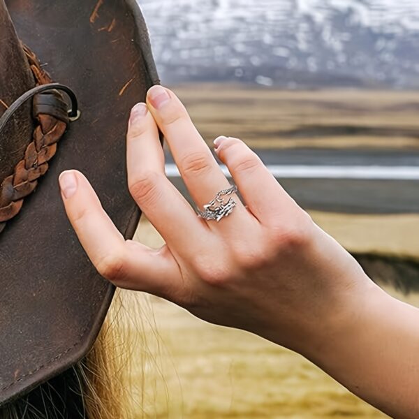 Chinese Dragon Tail Ring - Image 4